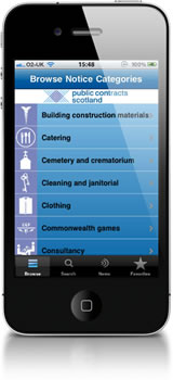 eProcurement App Screenshot